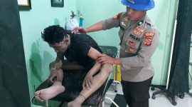 Sat Polairud Polres Garut selamatkan wisatawan yang terseret ombak di Pantai Karangpapak