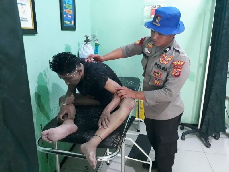 Sat Polairud Polres Garut selamatkan wisatawan yang terseret ombak di Pantai Karangpapak