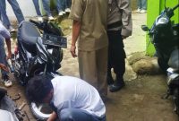 Siswa SMK PGRI Bungbulang kedapatan pakai knalpot brong