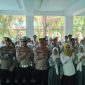 Sat Lantas Polres Garut penertiban knalpot brong di SMK N 1 Garut