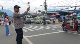 Gatur sore Polsek Leles Polres Garut
