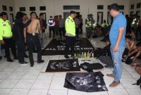 Kapolres Garut AKBP Rohman Yonky Dilatha, S.I.K., M.Si pimpin KRYD gabungan, puluhan remaja berhasil diamankan