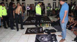 Kapolres Garut AKBP Rohman Yonky Dilatha, S.I.K., M.Si pimpin KRYD gabungan, puluhan remaja berhasil diamankan
