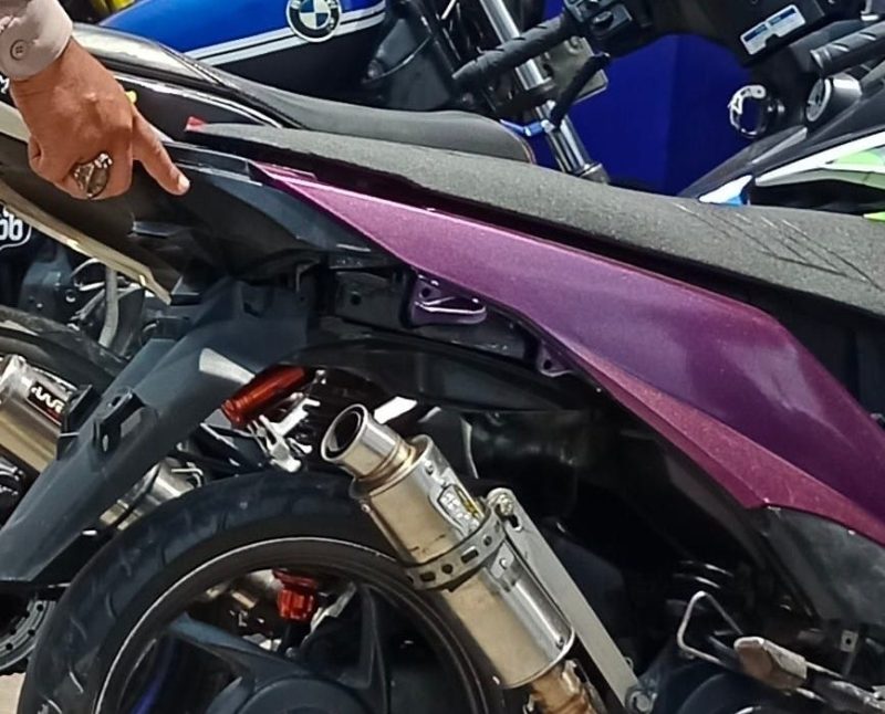 Polsek Wanaraja tertibkan pengguna knalpot brong