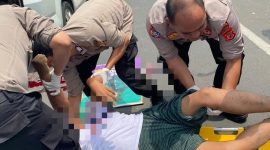 Polsek Karangpawitan evakuasi jenazah tabrakan banteng