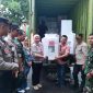 Polsek Caringin Polres Garut kawal penyaluran  logistik kotak suara