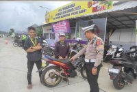 Satlantas Polres Garut tindak belasan motor brong