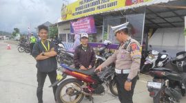 Satlantas Polres Garut tindak belasan motor brong