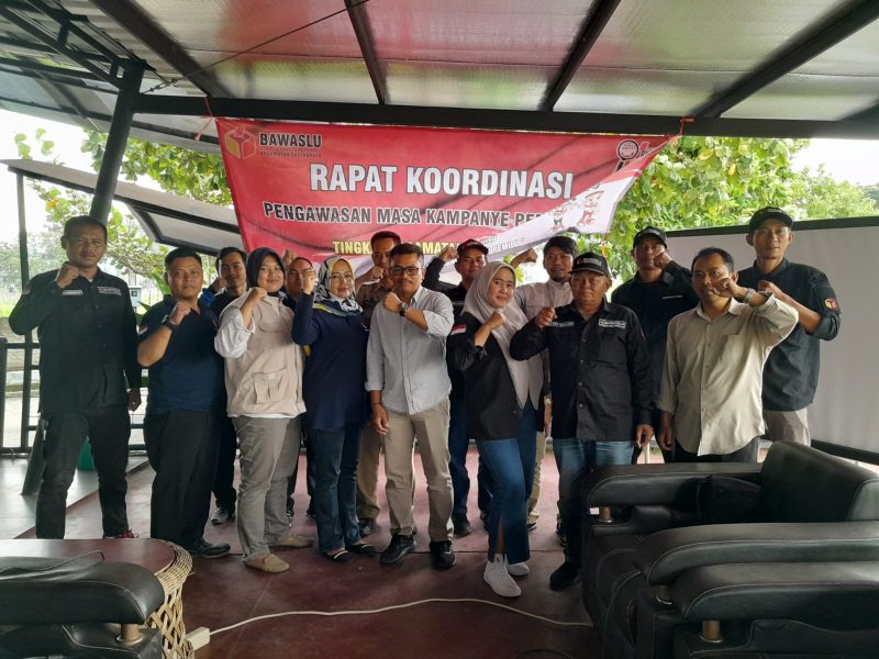 Panwascam Sucinaraja gelar Rakor masa kampanye pemilu 2024