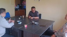 Panwascam Sucinaraja disambangi Bahbinkamtibmas Polsek Wanaraja giat Masa Kampanye