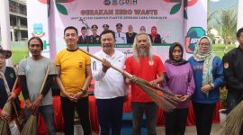 Kapolres Garut Yonky ikuti Gerakan Zero Waste 