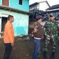 Danramil 1114/Cilawu cek lokasi kebakaran rumah