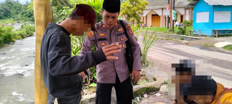 Kapolsek Banjarwangi Ipda Amirudin Latif pimpin langsung ops premanisme 