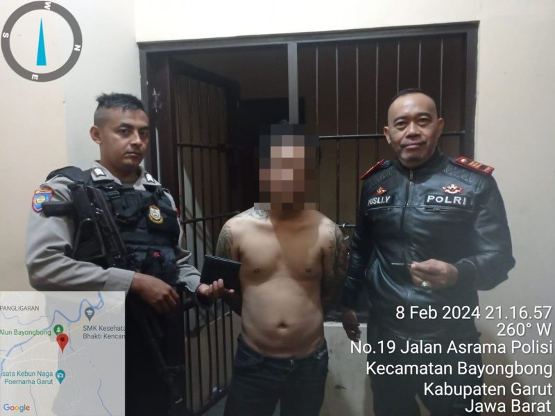 Polsek Bayongbong amankan pelaku curanmor
