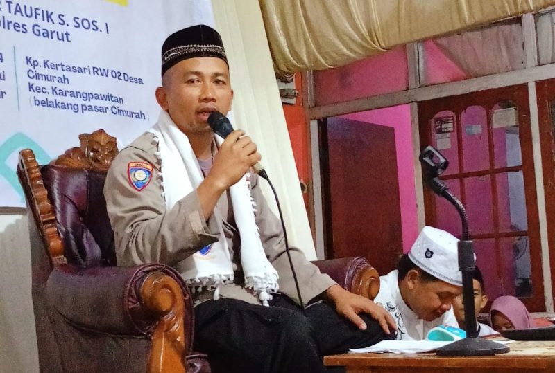 Aiptu Umar Taufik Dai Kamtibmas Polres garut