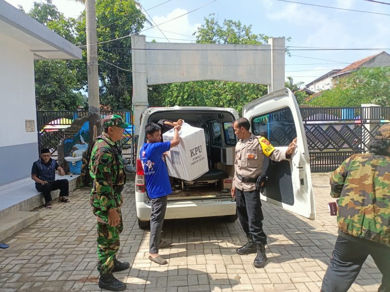 Polsek Limbangan pengamanan Pemilu 2024