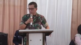 Danramil 1114/Cilawu Kaf Inf Encep Dedi Iskandar menghadiri rapar pleno terbuka