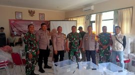 Polsek Cibiuk hadiri rapat pleno PPK 