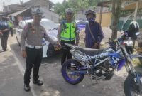 Sat Lantas Polres Garut tertibkan kendaraan knalpot brong