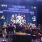 Komandan Kodim 0611/Grt Letkol Czi Dhanisworo, S.Sos tampil manggung Bersama Grup Band Jamrud