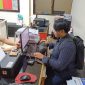 Foto : Pelaku Pembobol gudang saat di BAP
