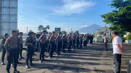 Foto : peronil polres garut amankan sidang pleno 2024