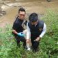 Foto : Lokasi ditemukannya mayat bayi