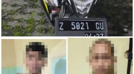 Foto : Pelaku Pasutri yang melakukan pencurian sepeda motor