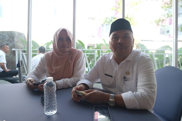 Kabid Paud : Entib Satibi saat kegiatan bersama lembaga PAUD