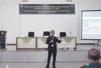 Foto : Kadiskominfo Garut saat berikan Pembinaan Kesiapan Aparat Kewilayahan di Kodim 0611/Grt