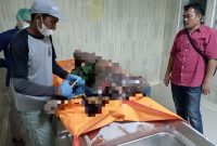 Foto : Kondisi mayat ditemukan warga sudah membusuk
