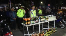 Foto : Ratusan Miras Ilegal berhasil diamankan Polres Garut