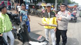 Foto : Polsek Wanaraja giat ops knalpot brong