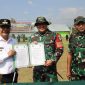 Foto : Kebersamaan Pj Bupati Garut Barnas Adjidin, Dandim 0611/Grt dan Danrem 062/Tarumanegara di lokasi TMMD ke 120 Tahun 2024
