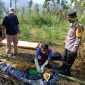 Foto : Polsek Talegong olah tkp penemuan mayat