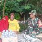 Foto : Kegembiraan warga Desa Cintadamai Sukaresmi di loasi pembangunan jalan
