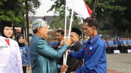 Foto : Pj Bupati Garut Barnas Adjidin saat Harlah Pancasila 2024