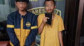 Foto : Dua pelaku pencurian dan kekerasan