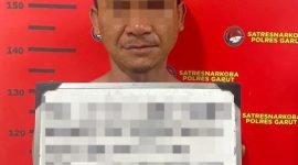 Foto : Pelaku menanam ganja warga Cisurupan Garut