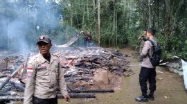 Foto : Lokaso rumah yang terbakar di Banjarwangi