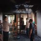 Foto : Rumah H Oman yang terbakar