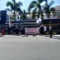 KAMMI Garut saat aksi protes lambatnya penanganan kasus di depan kantor Kejari Garut (Foto:Istimewa)