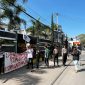 KAMMI Garut dikawal ketat Sat Samapta Polres Garut di depan Kejari Garut (Foto:Istimewa)