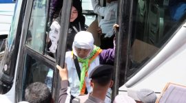 jemaah haji garut tiba di garut dengan selamat (Foto:Istimewa)