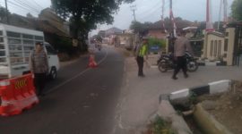 Polsek Karangpawitan saat ops kanlpot brong (Foto:Istimewa)