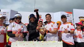 Kapolres Garut saat giat Fun Run