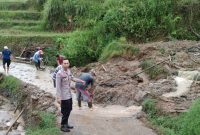 Lokasi longsor di desa Bojong Banjarwangi (Foto:Istimewa)