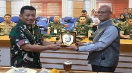 Sekda Garut Nurdin Yana terima pserta KKL Wilhan SESKOAD TNI AD (Foto:Isrimewa)