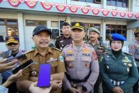 Pj Bupati Garut Barnas Adjidin saat Apel Pasukan Operasi 