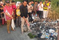 Lokasi penemuan bayi di Kadungora (Foto:Istimewa)
